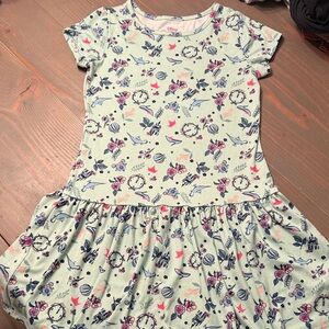 Disney Mint Floral Kids Dress